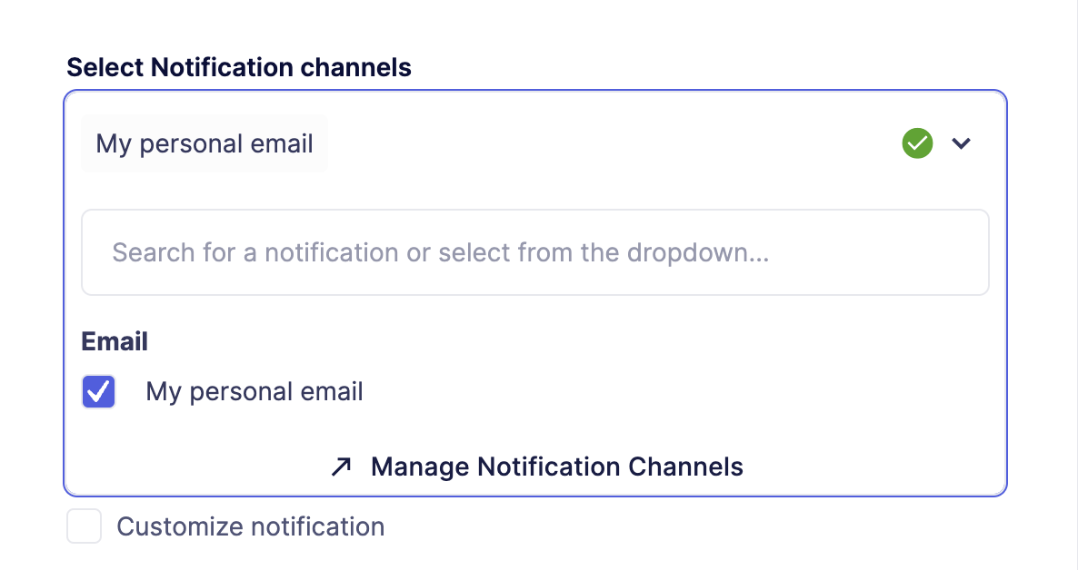 Use notification channel in Defender module