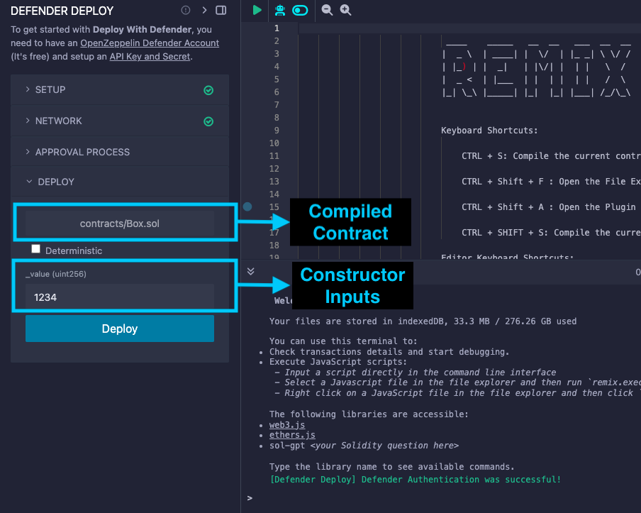 Defender Remix Plugin Deploy