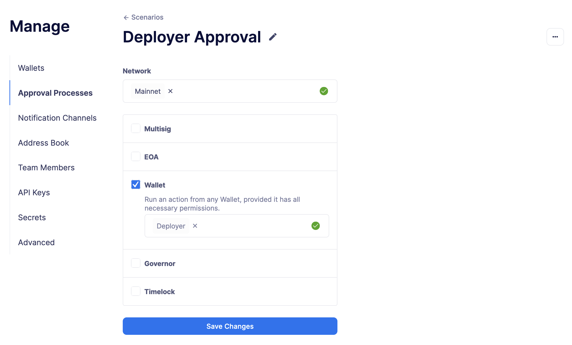 Manage Approval Processes