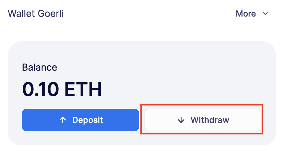 Relayer Withdraw Button